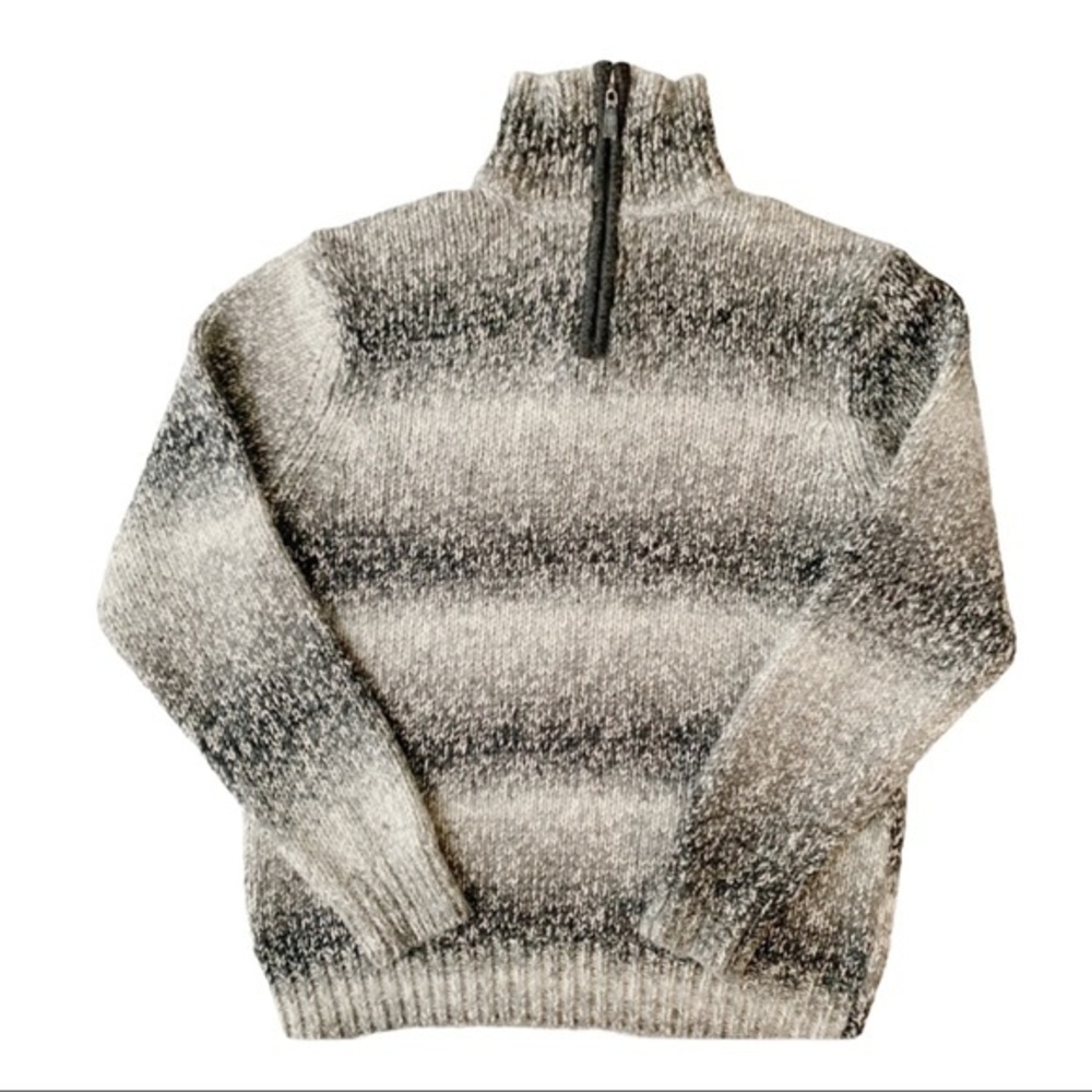 GAP Quarter Zip Mock Neck Sweater